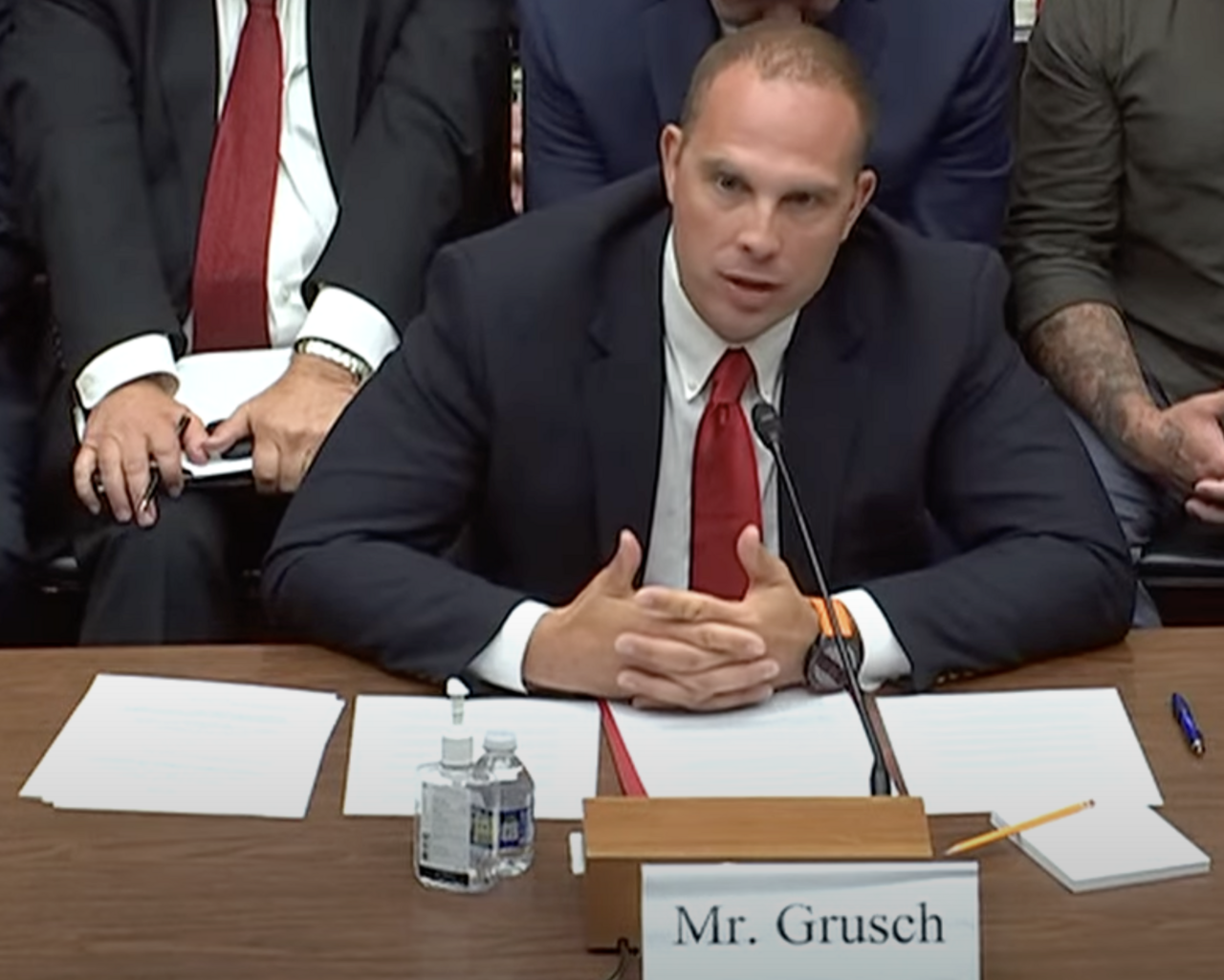 UAP congressional hearing with witnesses